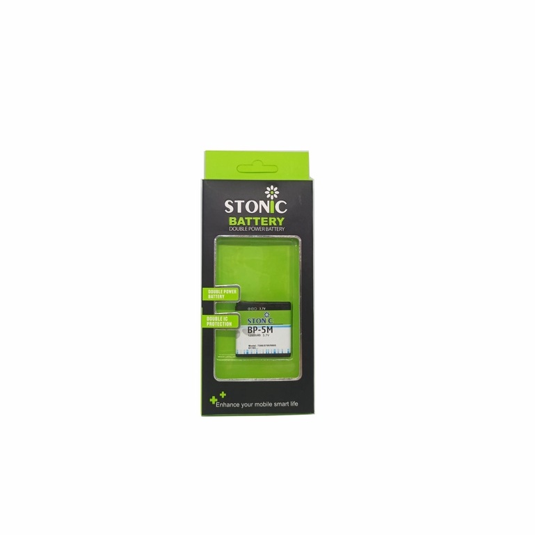 Battery Stonic Double Power IC Protection Baterai Nokia 5610 / 5700 / 6110 BP-5M Batre