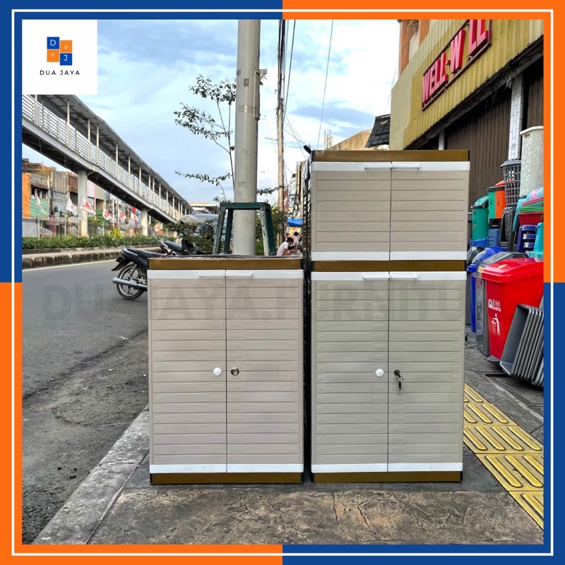 Lemari Pakaian Grand Mini Kunci Club Susun 2-3 / Lemari Pakaian Mini Plastik / Almari Pakaian Club