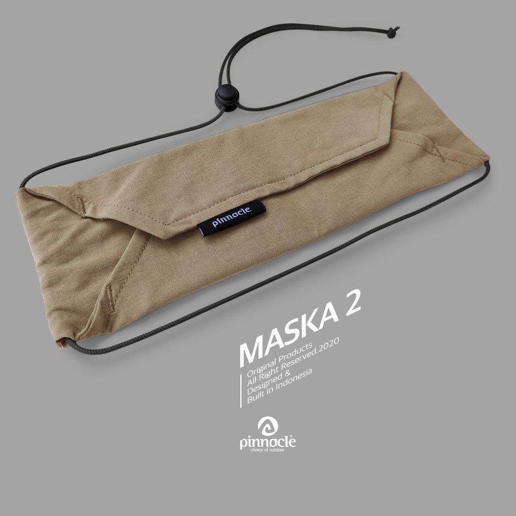 Pinnacle MASKA 2 Khaki - Masker Non Medis