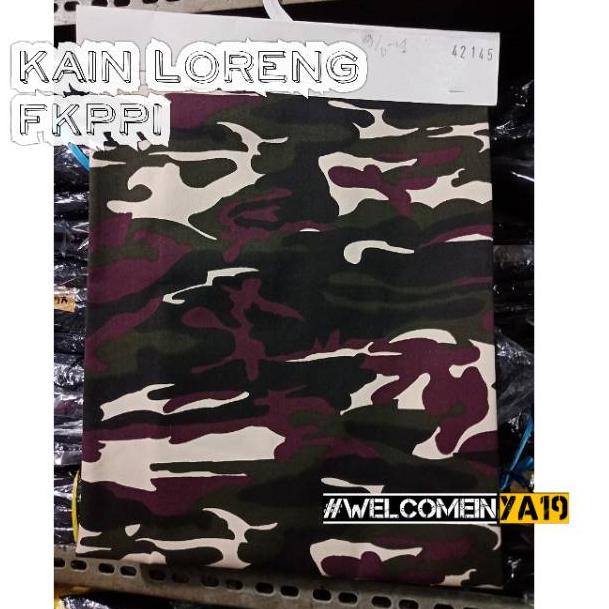 Kain Loreng BANSER / FKPPI / PEMUDA PANCASILA (meteran) 1W5