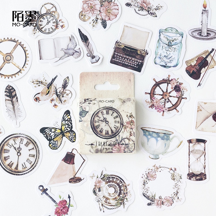 

45Pcs Stiker Motif Kepingan Salju untuk Dekorasi Scrapbook / Jurnal / Diary