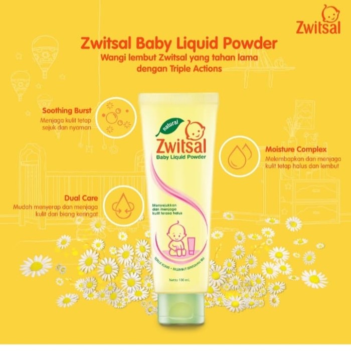 Bayi-Bedak- Zwitsal Baby Liquid Powder 100 Ml -Bedak-Bayi.