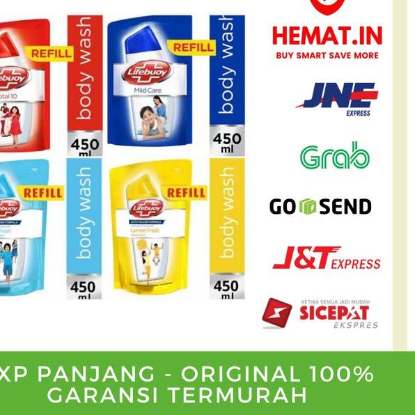 ♀ LIFEBUOY BODYWASH SABUN CAIR 400 ml MILD MERAH BIRU KUNING SABUN CAIR LIFEBUOY ✵