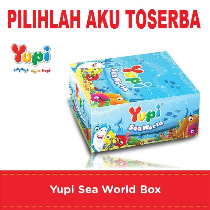 YUPI SEA WORLD BOX - ( HARGA 1 DUS ISI 12 BOX )