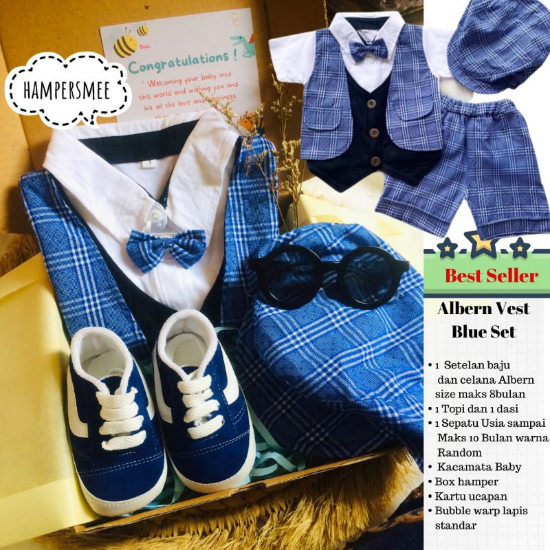 HAMPERS BAYI HAMPER BABY GIFT KADO LAHIRAN NEWBORN KADO BAYI LAKI LAKI MURAH PREMIUM HADIAH KELAHIRAN BAYI COWO SETELAN BAJU BAYI