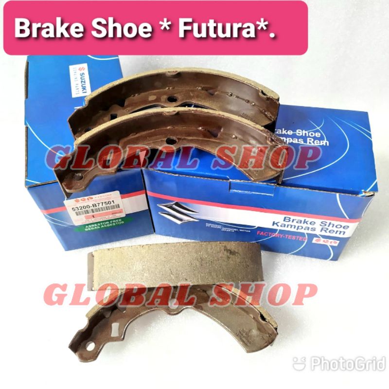 kampas rem belakang futura brake shoe futura