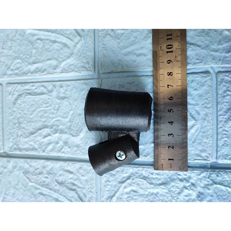 Capit Mic Holder Stand Mic Kepala / Jepit Mic Ulir Ukuran Drat Kecil Plastik 7mm Drat Kecil Capitan 