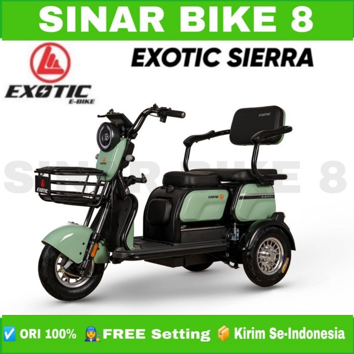 Sepeda Listrik Electric Bike EXOTIC SIERRA Electric E Bike By Pacific