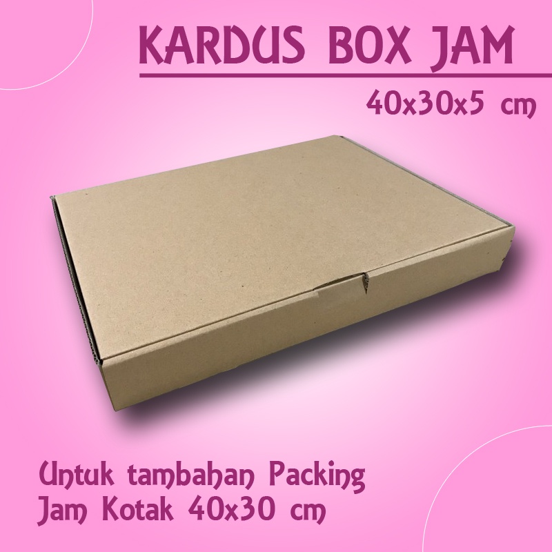 

KARDUS BOX JAM DINDING 40X30 CM