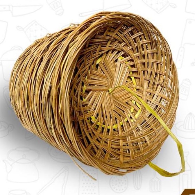 1 kodi Piring Lidi Anyaman Dobel / Piring Anyaman Dobel isi 1 kodi (20 pcs)