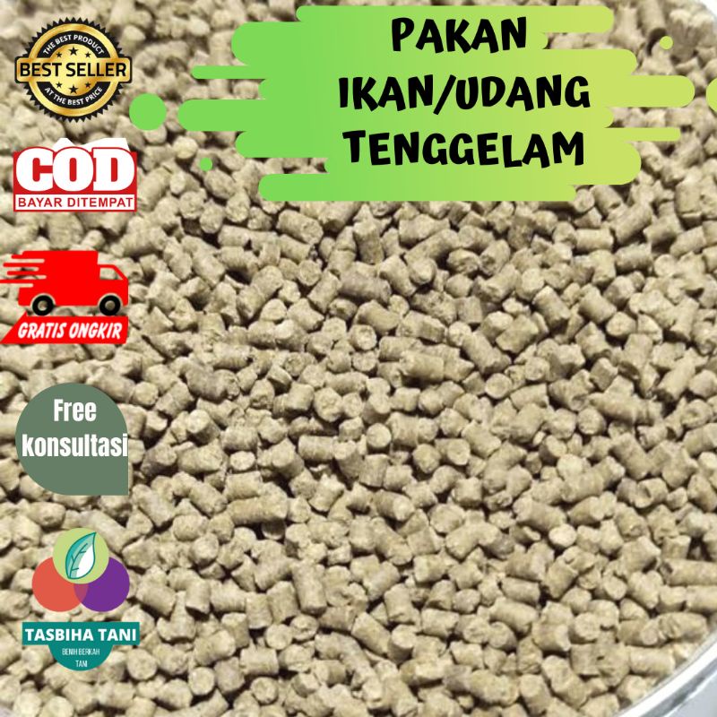 pakan tenggelam udang lobster benih ikan 1 kg
