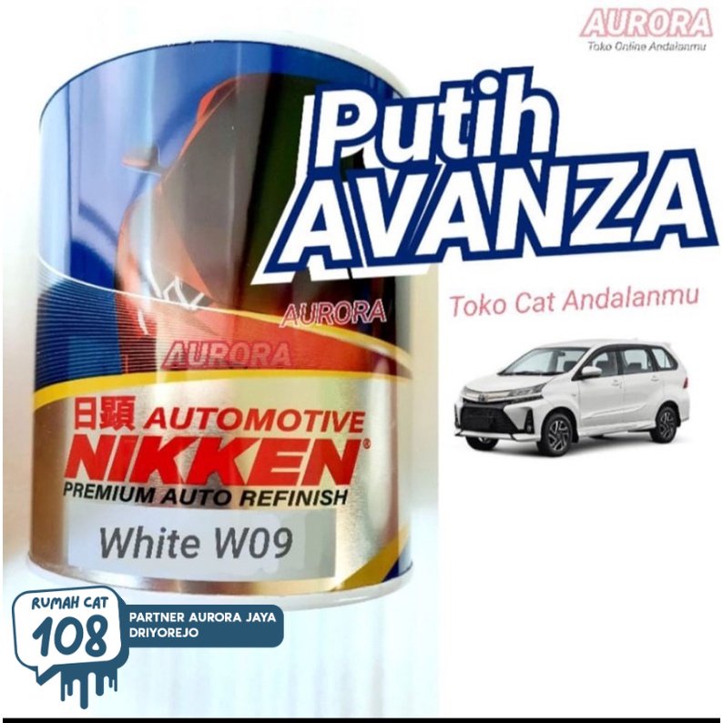 

Rumah Cat - CAT NIKKEN WHITE W09 200ML PUTIH AVANZA TOYOTA DAIHATSU niken duco duko diko motor mobil sepeda Rumah Cat Motor dan Mobil
