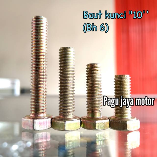 (5pcs) baut kunci 10 ( bh 6 )