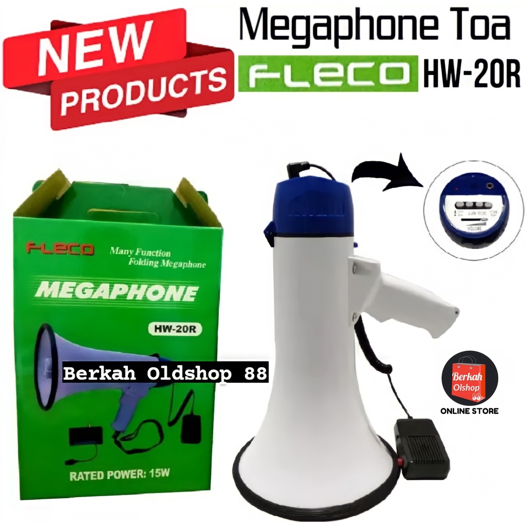 Toa Megaphone atau Toa Besar Fleco Multifungsi HW-20R/Toa Fleco Murah