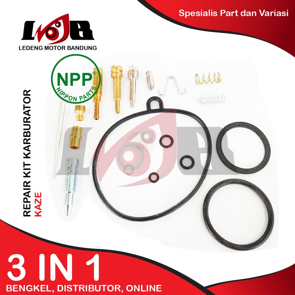 NPP RepairKit Karburator Kaze Parkit Carbu Carburator set Daleman Karbu