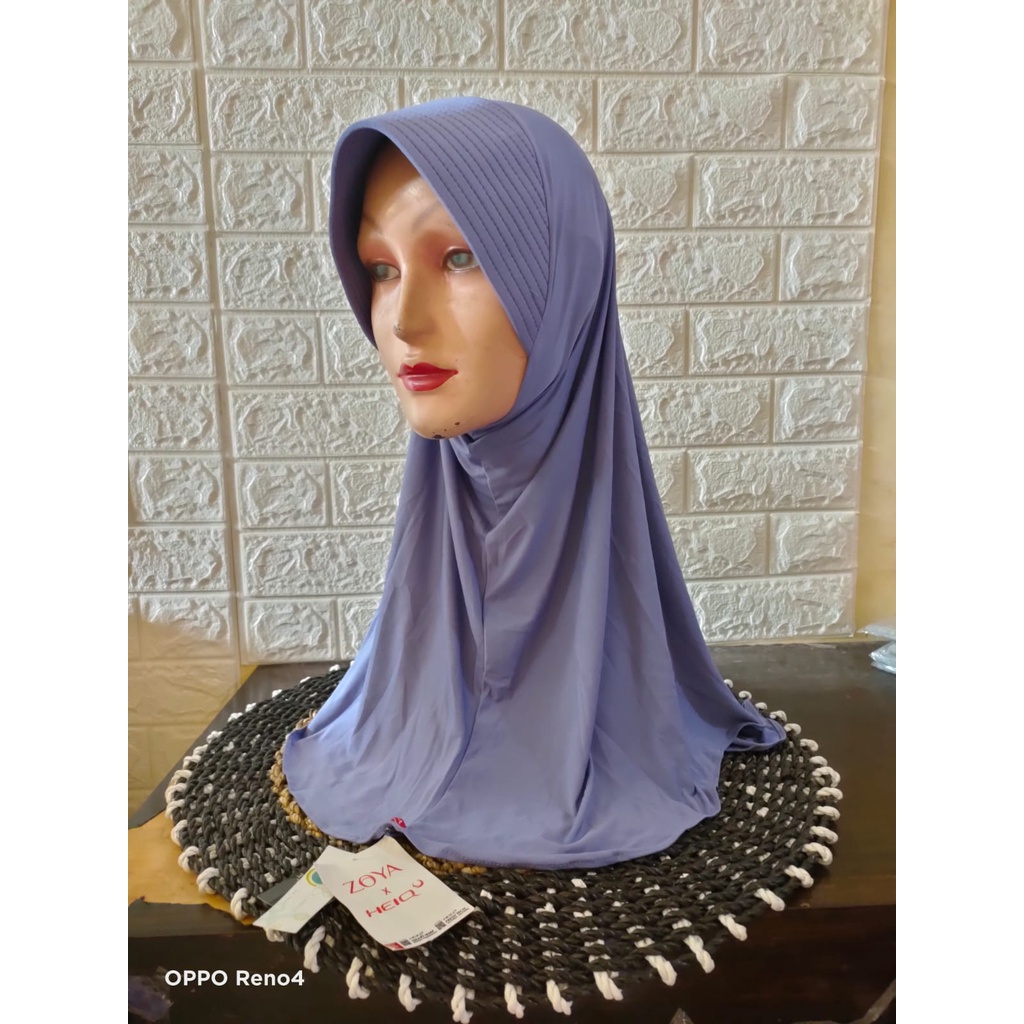 ZOYA BERGO MARSHA KERUDUNG INSTAN HIJAB CASUAL ORI-VIOLA