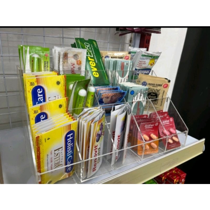 Rak obat obatan sachet