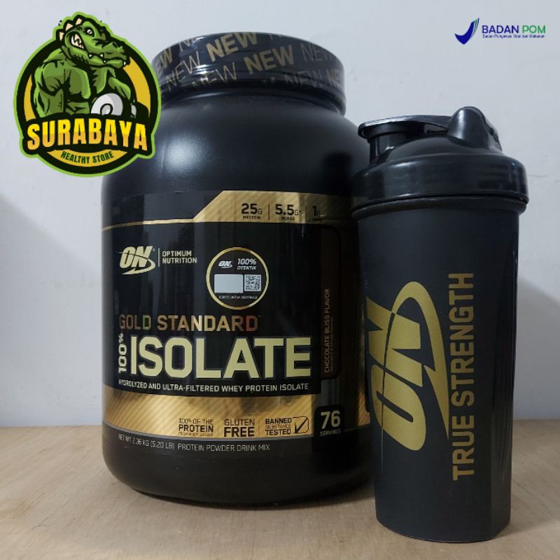 Optimum Nutrition ON Gold Standard Isolate 5 Lbs BPOM Whey Protein Isolate Gold Standard 5lb 5lbs