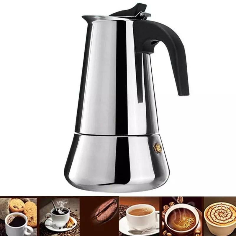 Moka Pot Stainless Espresso Coffee Maker