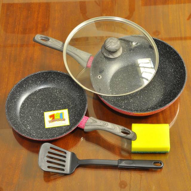 BOLDe Super Pan Granite 5pcs Set Blackpink / BOLDe Blackpink 5 pcs set