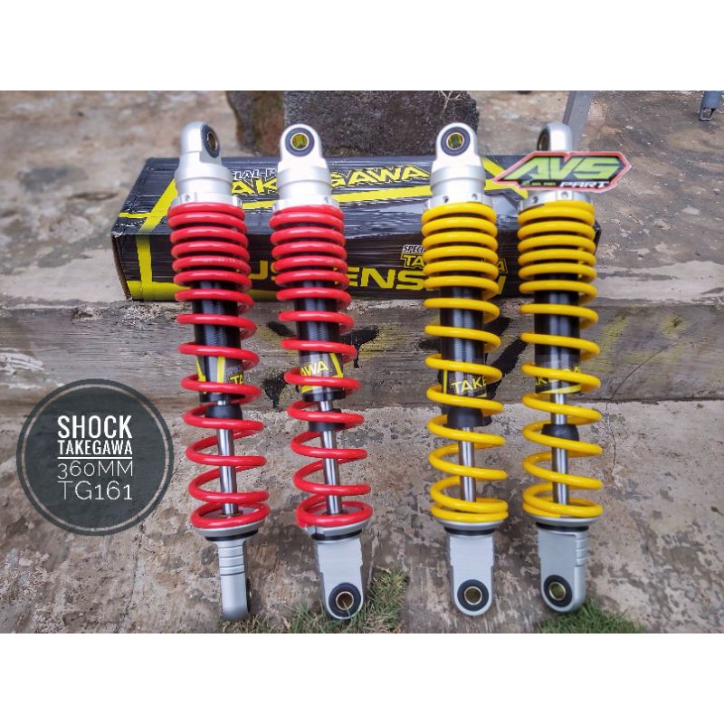 shock shockbreaker skok belakang TAKEGAWA TG161 Ukuran 360mm win100 rxking revo