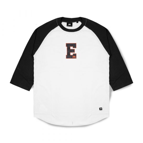 KAOS RAGLAN EVIL ARMY | ELECTRIC BLACK