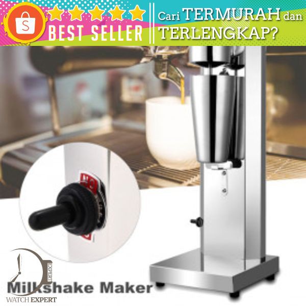 DESANJIAO Mesin Milkshake Tea Foam Stirring Maker 800ml - MKT800 - Silver