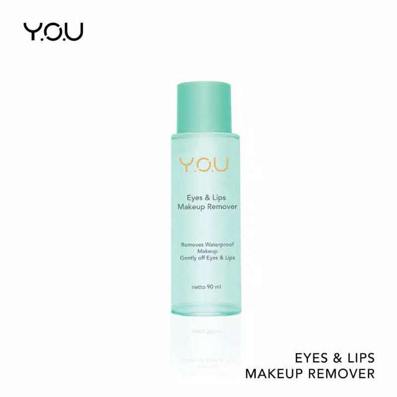 YOU Eyes and Lips Makeup Remover 90 ml / Removes Waterproof Makeup / Pembersih Makeup
