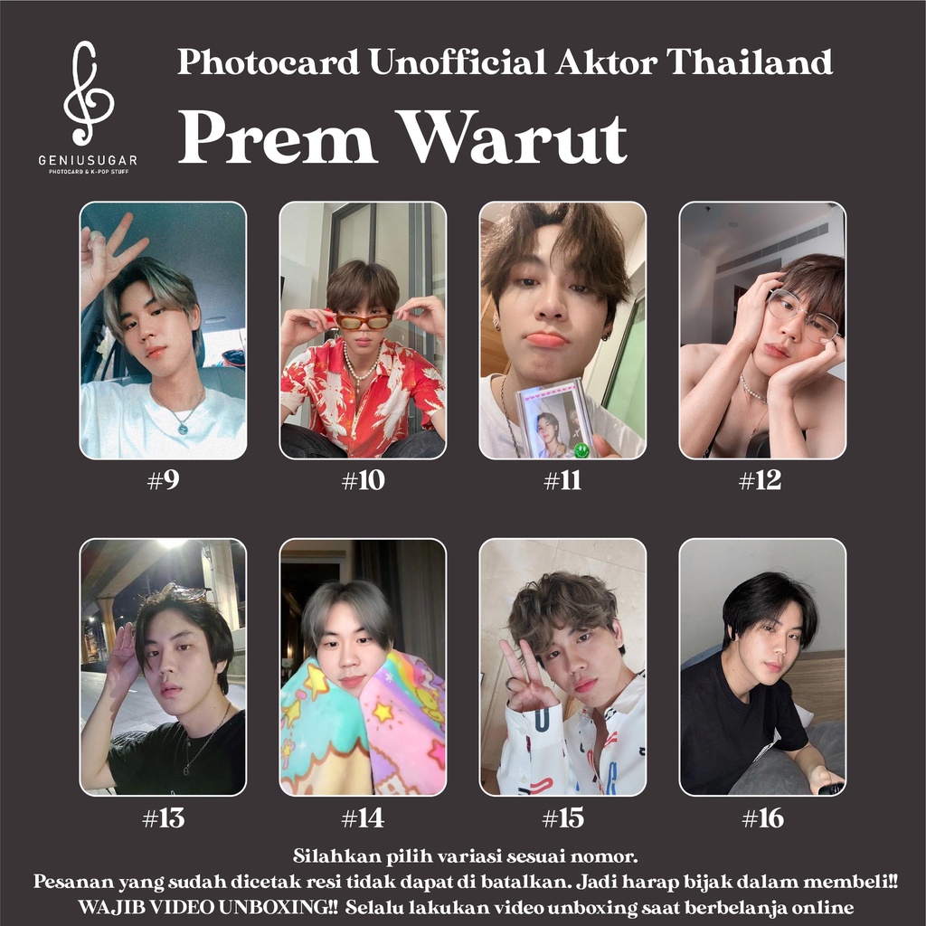 [AKTOR THAILAND] PHOTOCARD PREM WARUT FANMADE