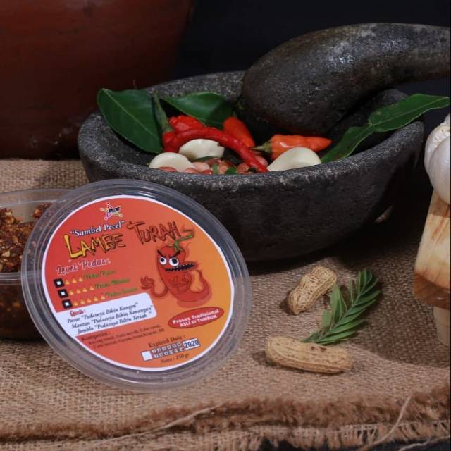 

Sambel kacang *Lambe Turah*