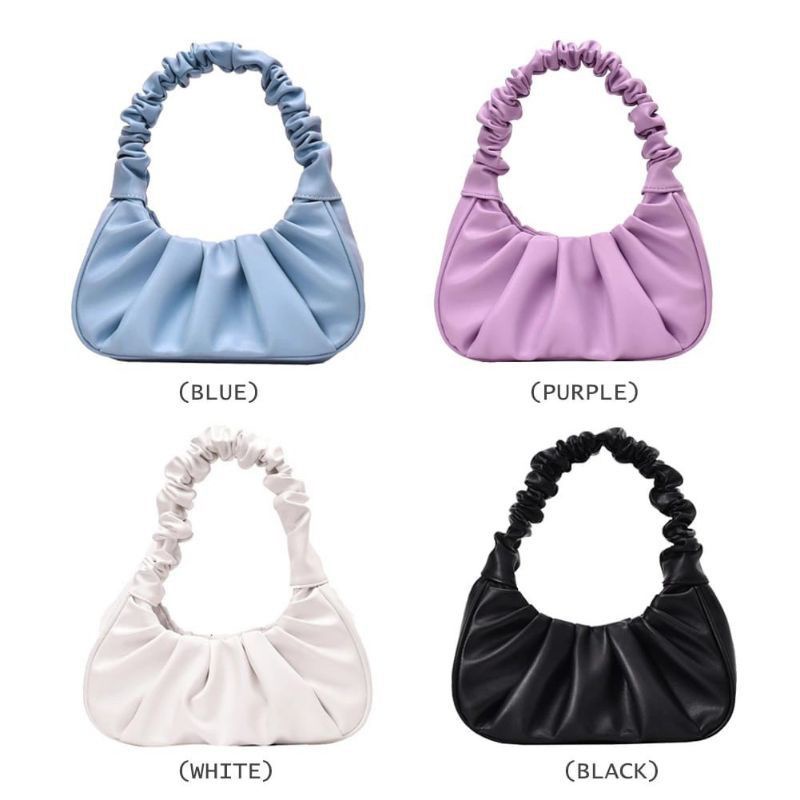 Shoulder Bag Impor Tas Wanita Fashion Korea Kulit Sintesis Handbag