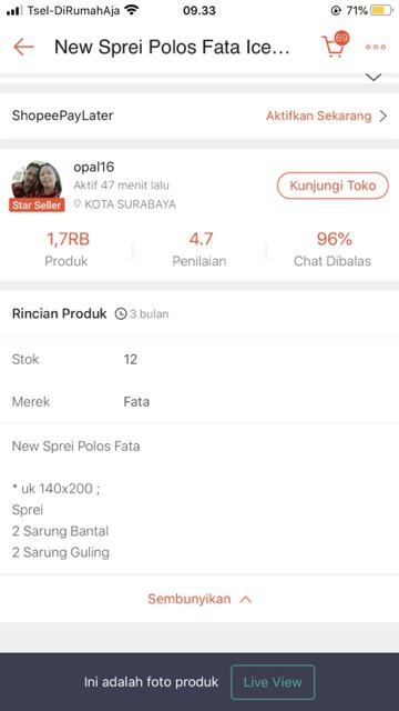 Sprei Kendra Modern Montana 160x200