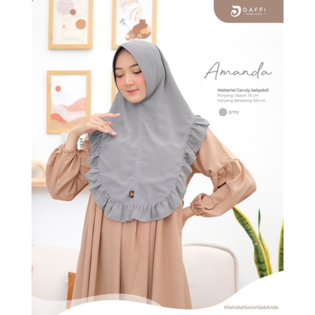 Khimar Amanda by daffi hijab
