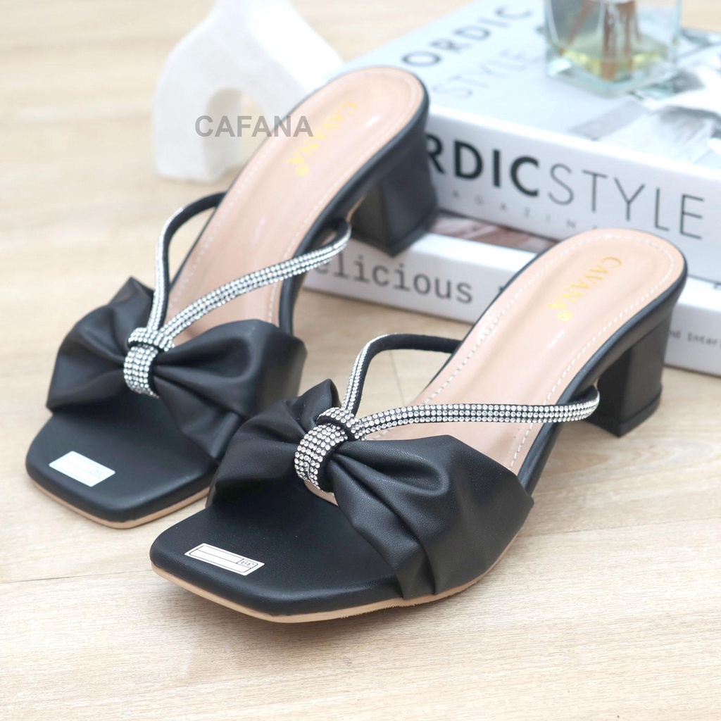 Sandal Hak Tahu Wanita Permata Leona SDH290