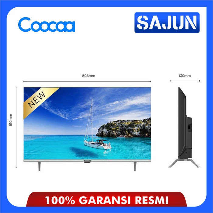 TV LED COOCAA 32 inch Digital Smart TV 32S3U / 32 S3U Free Pack Kayu