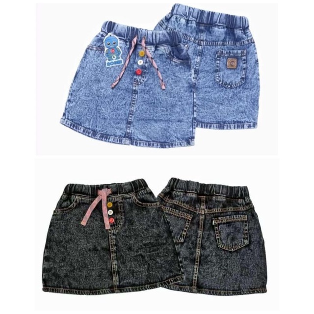 Rok Jeans Anak Perempuan 1 - 7 Tahun