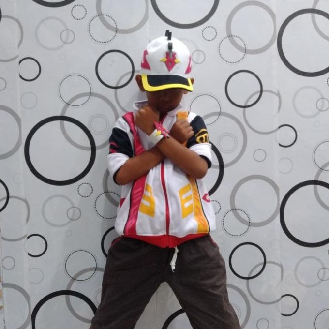 Kostum Boboiboy Supra lengkap kacamata supra