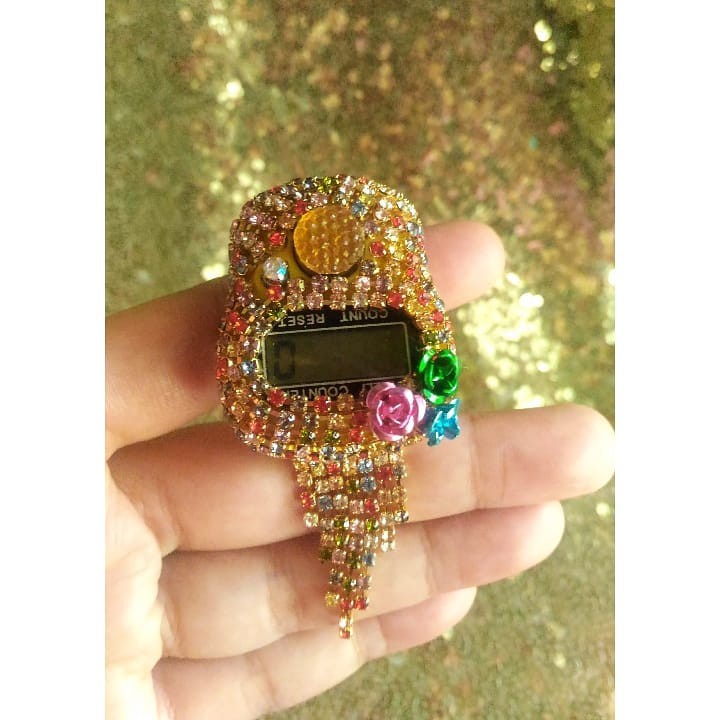 tasbih digital cantik diamond swarovski