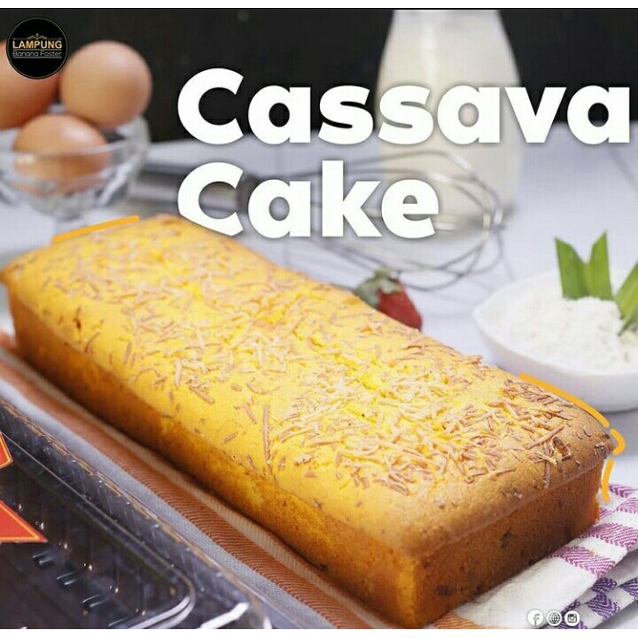 

Cassava Cake By Banana Foster Lampung / Oleh - Oleh Khas Lampung