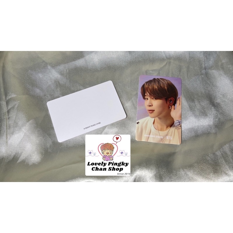 PC JIMIN BTS SAMSUNG GALAXY ORI PHOTOCARD RARE TERMURAH
