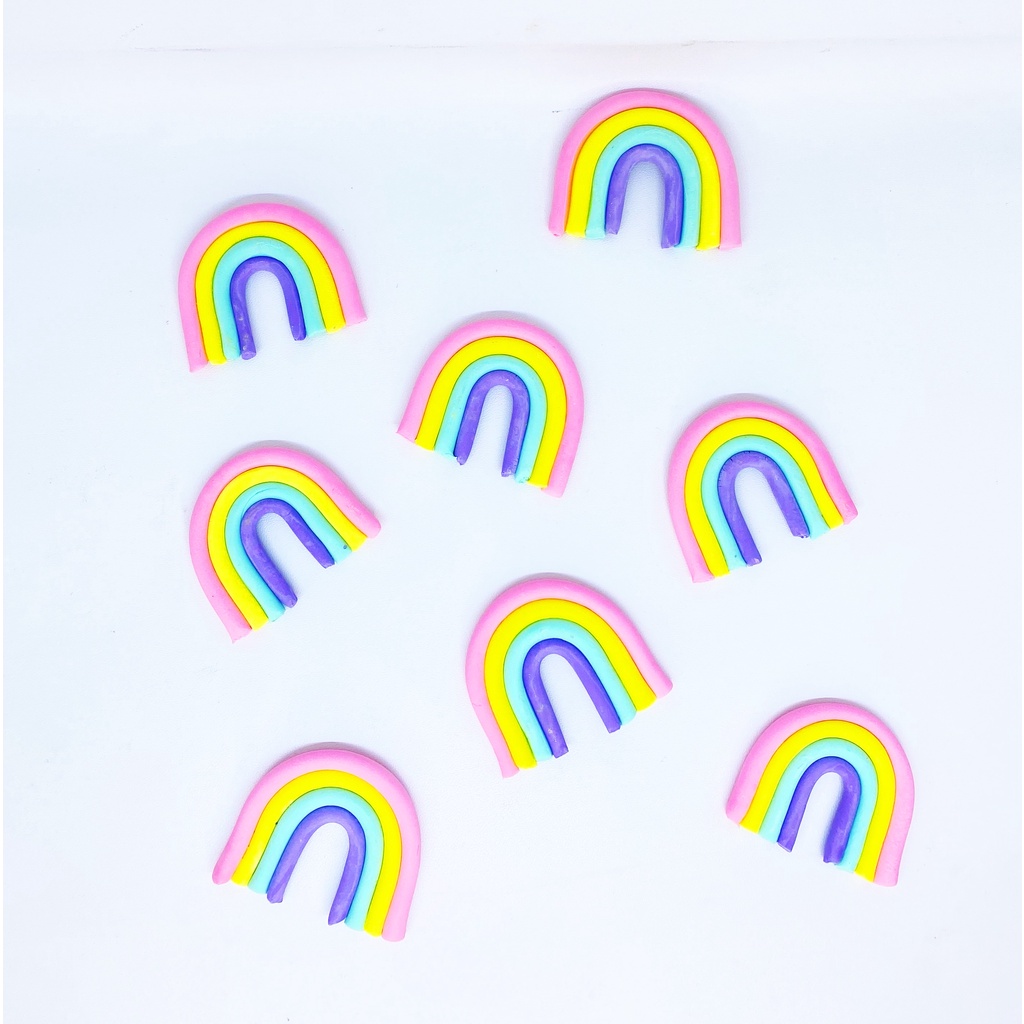 

Gumpaste hiasan kue Pelangi N