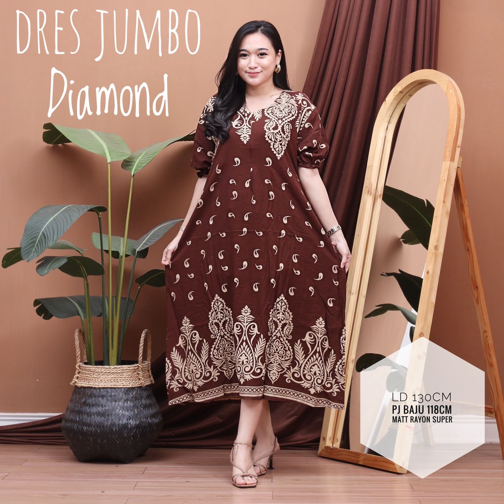 dress jumbo busui diamond