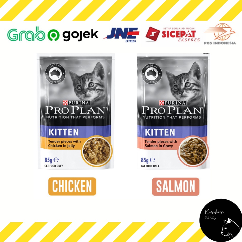 PROPLAN POUCH KITTEN 85 GR - CHICKEN / SALMON (WET CAT FOOD)