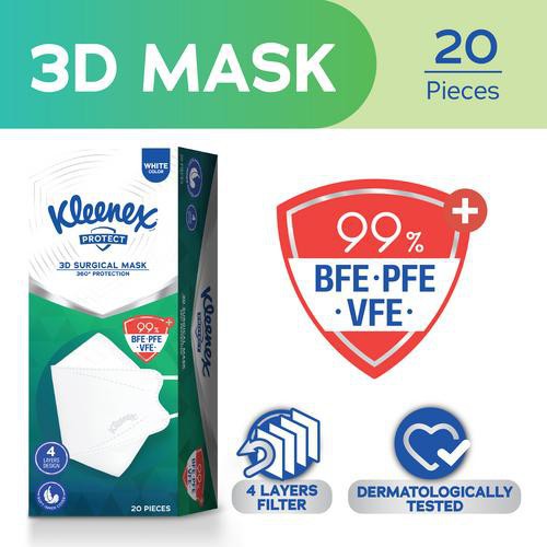 [GIFT] Kleenex Protect Mask 3D (20's)
