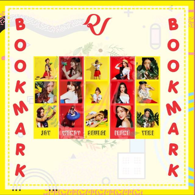 

Bookmark/Pembatas Buku (RED VELVET/ CUSTOM