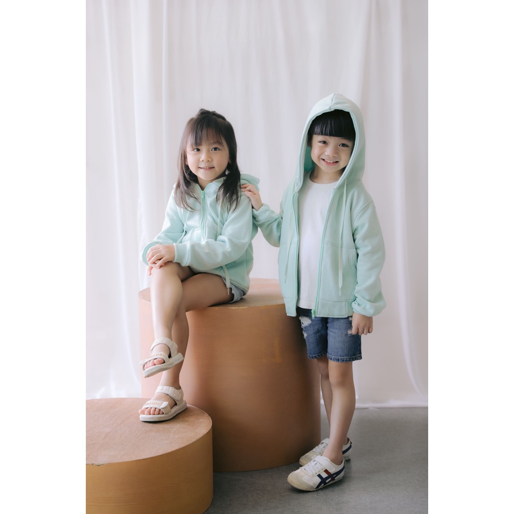 HOODIE GOODIE Kids Zipper Mint