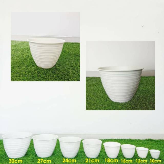 POT TAWON PUTIH 10 CM pot tawon vas tawon