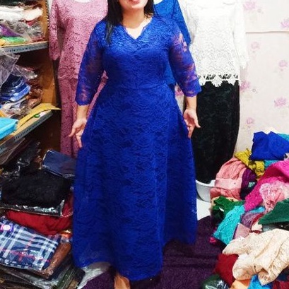 longdress brokat umbrella