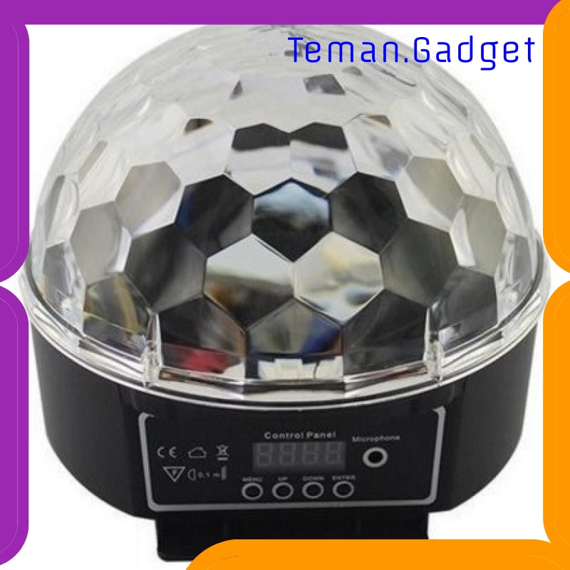 TG-DG246 CRYSTAL MAGIC BALL SOUND ACTIVATED LED DISCO LAMP WITH DMX512