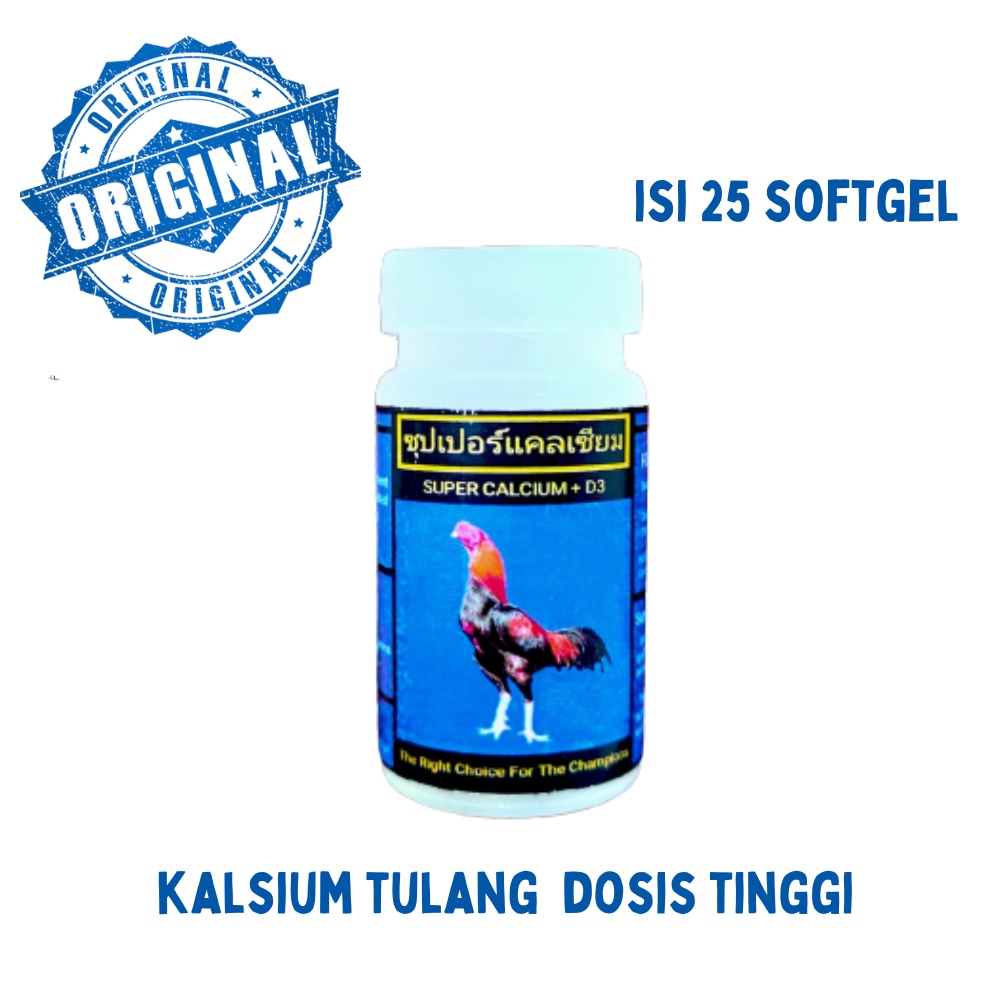 Super Calcium + D3 Vitamin Penguat Tulang - 3x Kali Lebih Bagus